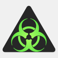 Symbole de biodanger vert