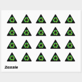 Sticker Triangulaire Symbole de recyclage (Feuille)