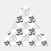 Sticker Triangulaire Symbole Om, Aum (Devant)