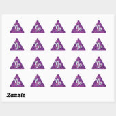 Sticker Triangulaire SYMBOLE Zodiaque Capricorne Camouflage numérique r (Feuille)