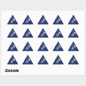 Sticker Triangulaire SYMBOLE Zodiaque Sagittaire Argent Camion numériqu (Feuille)
