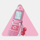 Sticker Triangulaire Téléphone portable (Devant)