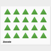 STICKER TRIANGULAIRE TEXTURE DE LA PEAU DE PYTHON VERT (Feuille)