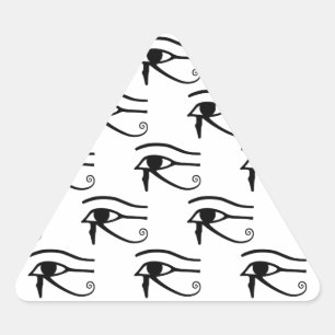 Sticker Triangulaire The Eye Of Horus Pattern
