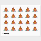 Sticker Triangulaire Tiger Daylily (Feuille)
