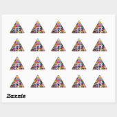 Sticker Triangulaire Toit de parapluies (Feuille)