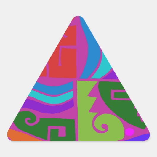 Sticker Triangulaire Tortue du Sud-Ouest (Devant)