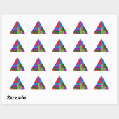 Sticker Triangulaire Tortue du Sud-Ouest (Feuille)