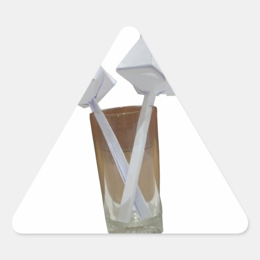 Sticker Triangulaire Touch of Romance : Une Saint Valentin pacifique (Devant)