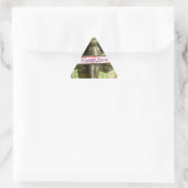 Sticker Triangulaire Toujours Aimer Inspirational Rabbit Art Design d'i (Sac)