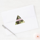Sticker Triangulaire Toujours Aimer Inspirational Rabbit Art Design d'i (Enveloppe)