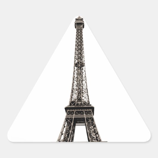 Sticker Triangulaire Tour Eiffel (Devant)