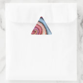 Sticker Triangulaire Tourbillon d'aquarelle (Sac)