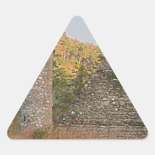 Sticker Triangulaire Tours rondes irlandaises de plus de 1 000 ans