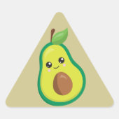 Sticker Triangulaire Triangle Avocado (Devant)