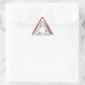 Sticker Triangulaire Triangle d'exposition (Sac)