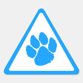 Sticker Triangulaire Triangle Griffe de Tigre Corey Tiger 80s