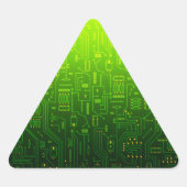 Sticker Triangulaire triangle processeur (Devant)