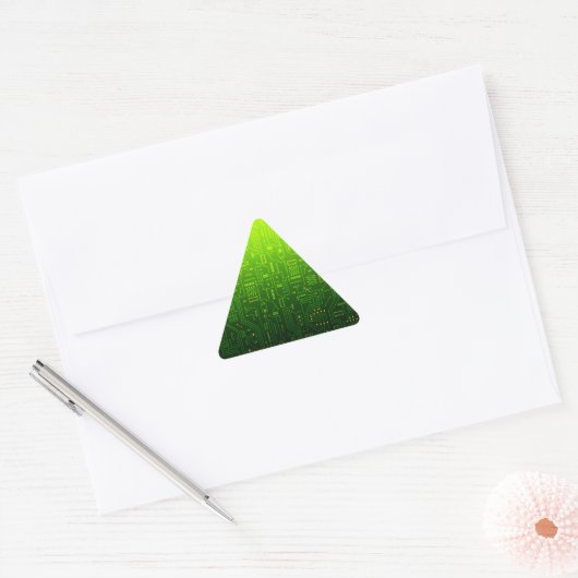 Sticker Triangulaire triangle processeur (Enveloppe)