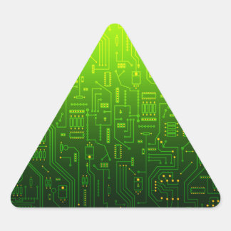 Sticker Triangulaire triangle processeur