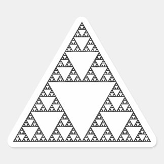 Sticker Triangulaire Triangle Sierpinski