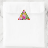 Sticker Triangulaire Tulipes (Sac)