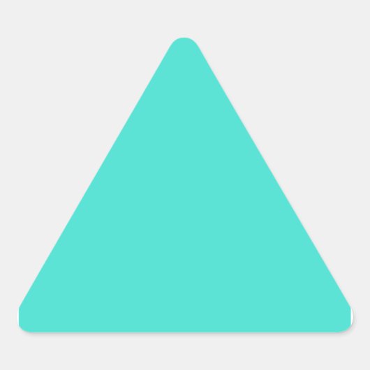 Sticker Triangulaire Turquoise (Devant)