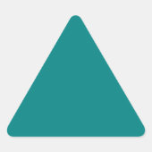 Sticker Triangulaire Turquoise (Devant)