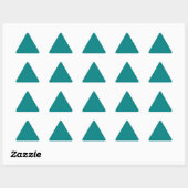 Sticker Triangulaire Turquoise (Feuille)