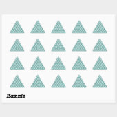 Sticker Triangulaire Turquoise (Feuille)
