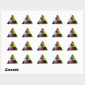 Sticker Triangulaire Un simple coup de sort (Feuille)
