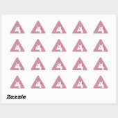 Sticker Triangulaire Unicorn emoji (Feuille)