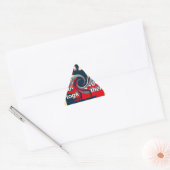 Sticker Triangulaire USA Change : Un design uni plus fort (Enveloppe)