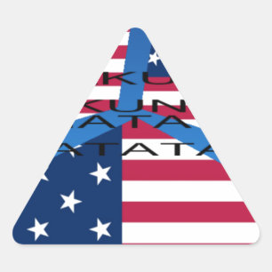 STICKER TRIANGULAIRE USA HAKUNA MATATA