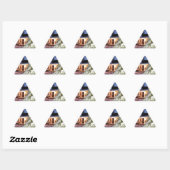 Sticker Triangulaire Vacances High Sierra (Feuille)