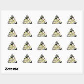 Sticker Triangulaire Vaches Moo (Feuille)