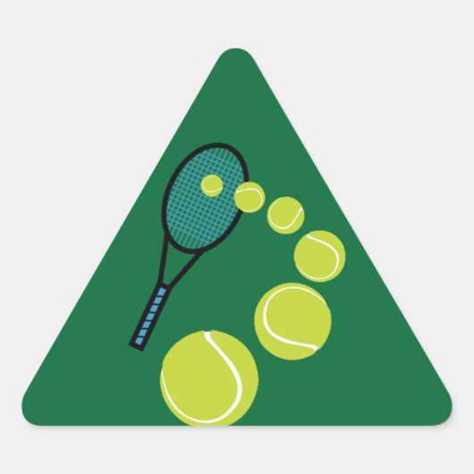 Sticker Triangulaire VENTILATEUR DE Tennis (Devant)
