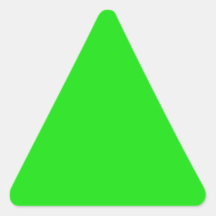 Sticker Triangulaire vert au néon du cercle 1 de cricketdiane - 2