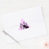 Sticker Triangulaire Violon, amour cinglé_ (Enveloppe)