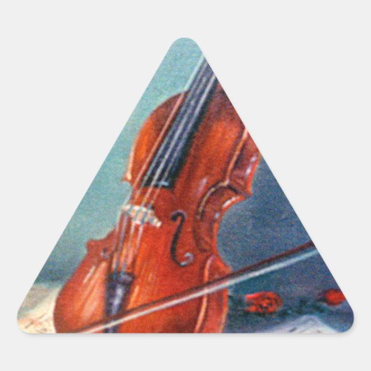 Sticker Triangulaire Violon/Violon (Devant)