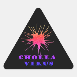 Sticker Triangulaire Virus de cholla