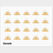 Sticker Triangulaire Volleyball Chick (Feuille)