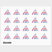 Sticker Triangulaire vote pour hillary (Feuille)