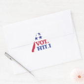 Sticker Triangulaire vote pour hillary (Enveloppe)