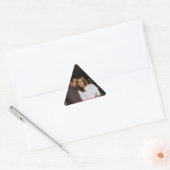 Sticker Triangulaire Votre image personnalisée (Enveloppe)