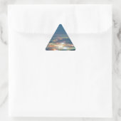 Sticker Triangulaire Vue Nocturne Mer Nocturne Des Nuages Japon Kumamot (Sac)