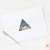 Sticker Triangulaire Vue Nocturne Mer Nocturne Des Nuages Japon Kumamot (Enveloppe)