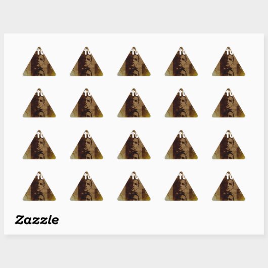 Sticker Triangulaire Welcome (Feuille)