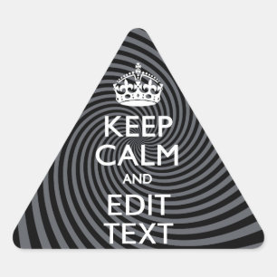 Sticker Triangulaire Your Custom Keep
