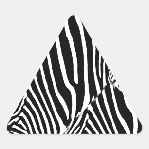 Sticker Triangulaire Zebras love_